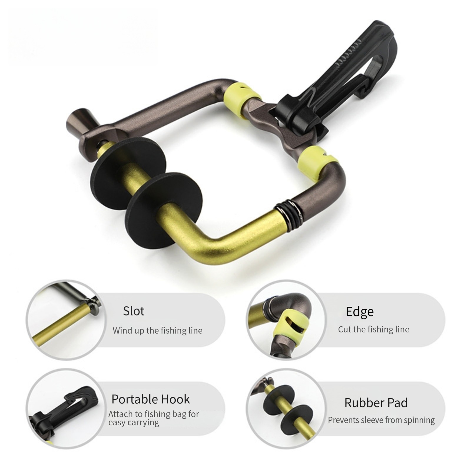 /Aluminum /Portable /Fishing L - Fishing Line Spool recension och pris