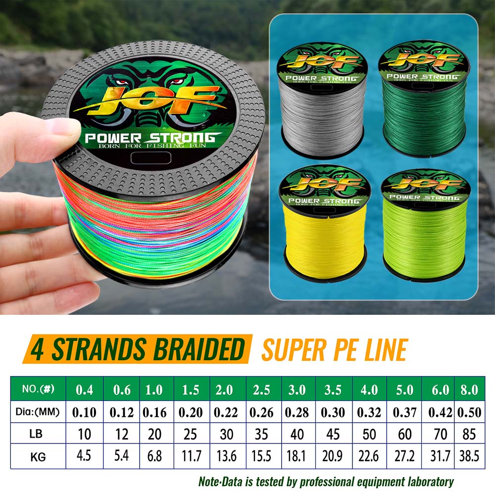 JOF 4 Strands Fishing Line 300 - Copolymer Line recension och pris