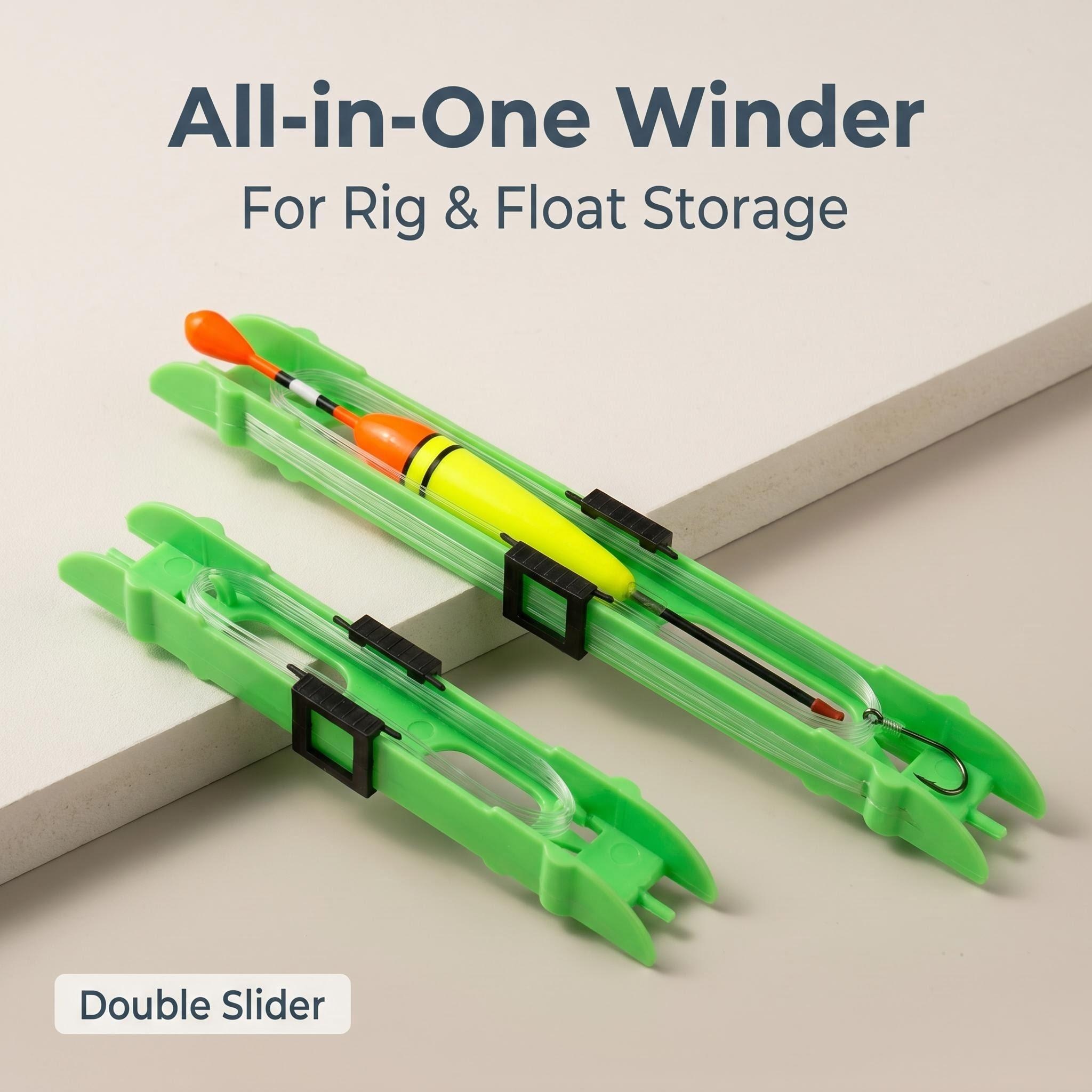 HIRISI 10Pcs Double Slider Fis - Fishing Line Winder recension och pris