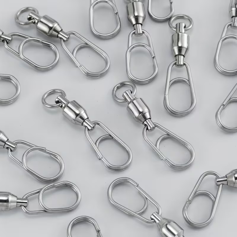 Stainless Fishing Snap Swivels - Freshwater Line recension och pris
