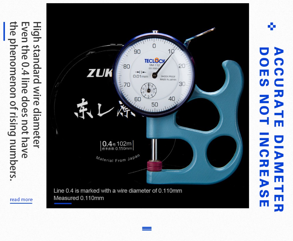 ZUKIBO Toray 102M Nylon Fishin - Copolymer Line recension och pris
