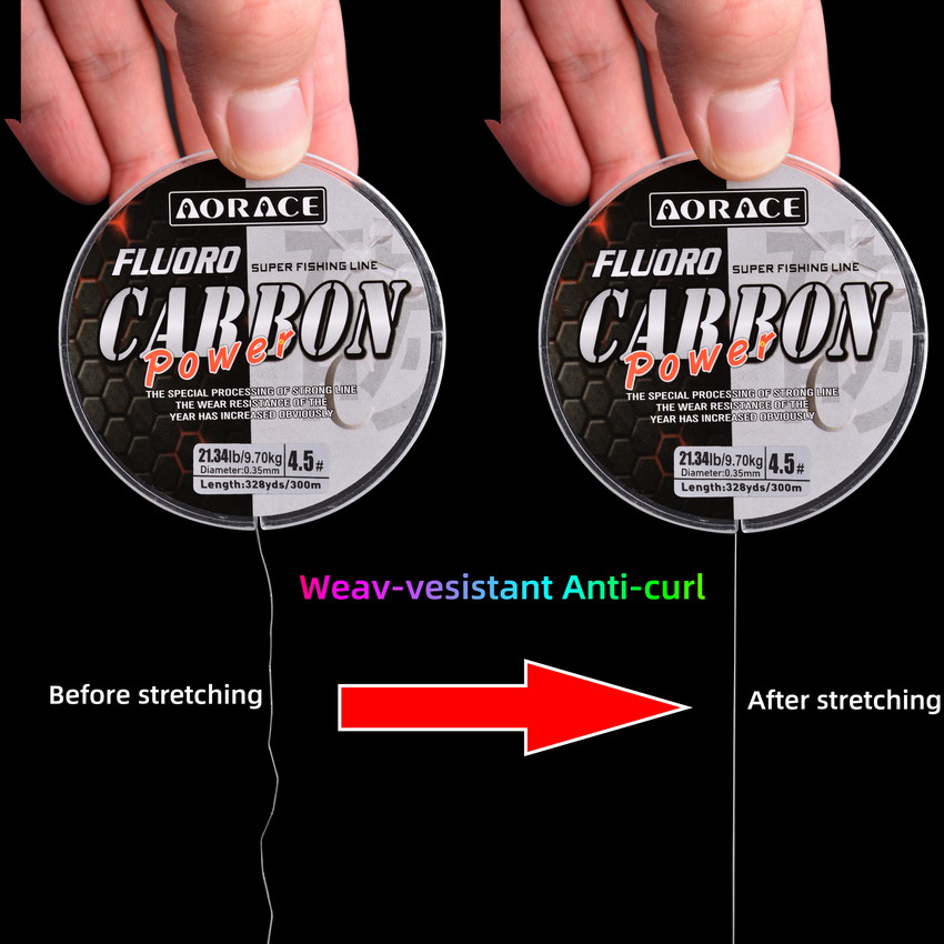 Aorace 300M Fluorocarbon Fishi - Copolymer Line recension och pris